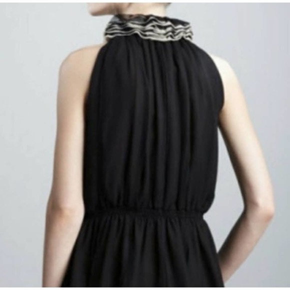 Robert Rodriguez Target Neiman Marcus Ruffle Front Blouse/Top ~ Size Medium - Picture 2 of 9